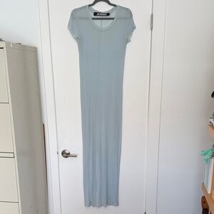 Jacquemus Sky Blue Jersey Tshirt Dress
